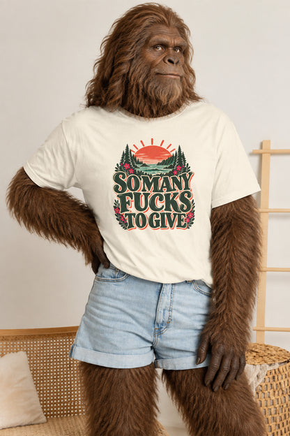 So Many Fucks to Give | Retro Comfort Colors Tee